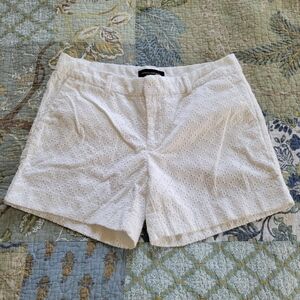 Banana Republic | Petite White Eyelet Shorts